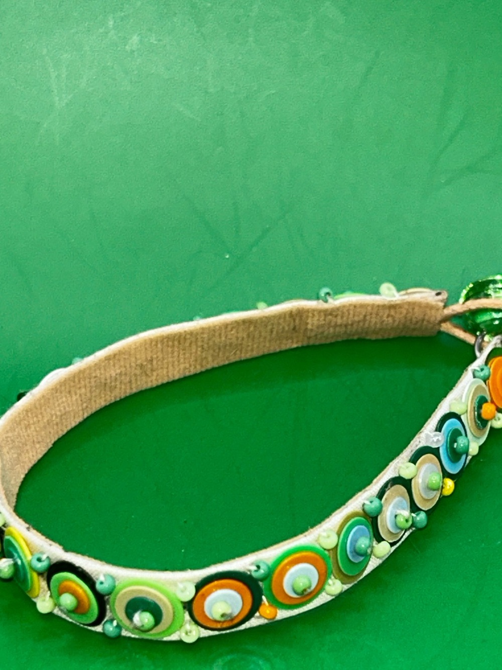 Green Beaded bracelet